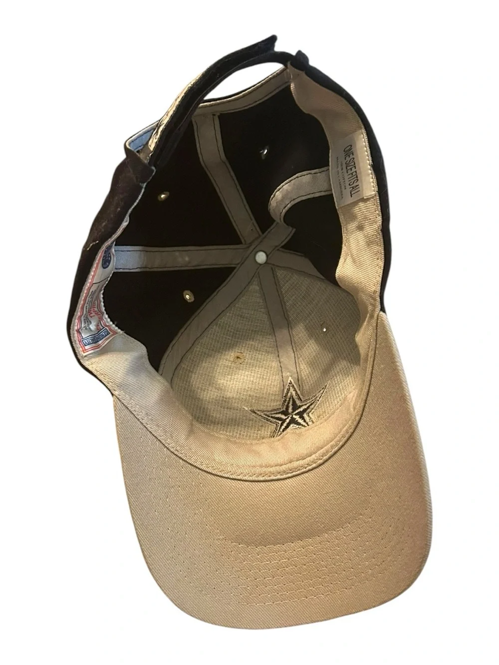 NWT Dallas Cowboys Adjustable Strap NFL Baseball Hat Cap Navy Embroidered Star